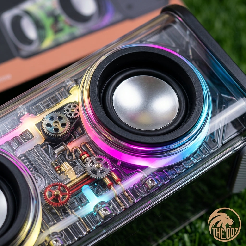 🎵 Light Up Your Music with RGB Bluetooth Speaker! 🌈🔊